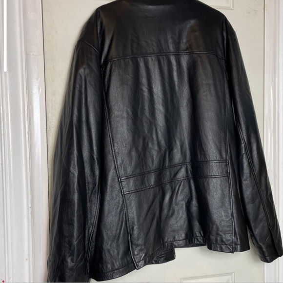 Men’s Black Wilson’s leather bomber jacket 2XLT in good condition - Picture 7 of 14